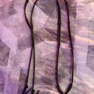 Black Webbed Reins Pony